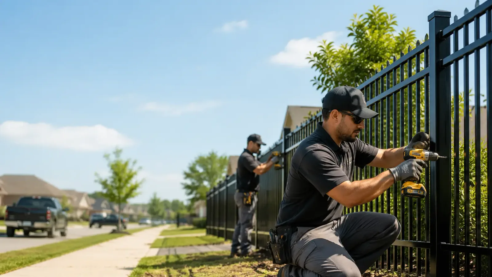 Metal Fence Installation in Michigan